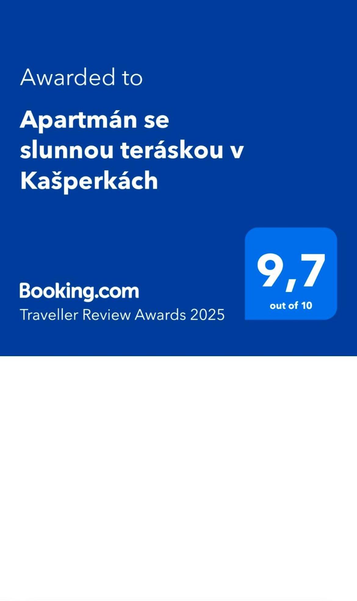 Apartman Se Slunnou Teraskou V Kasperkach Kasperske Hory Esterno foto